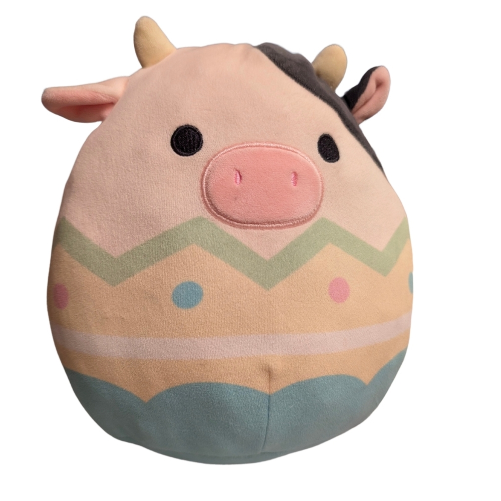 Squishmallow Connor Easter Egg Cow 8"
